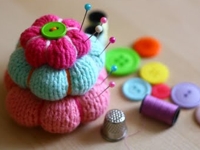 KrisKnits Knitted Pin Cushion